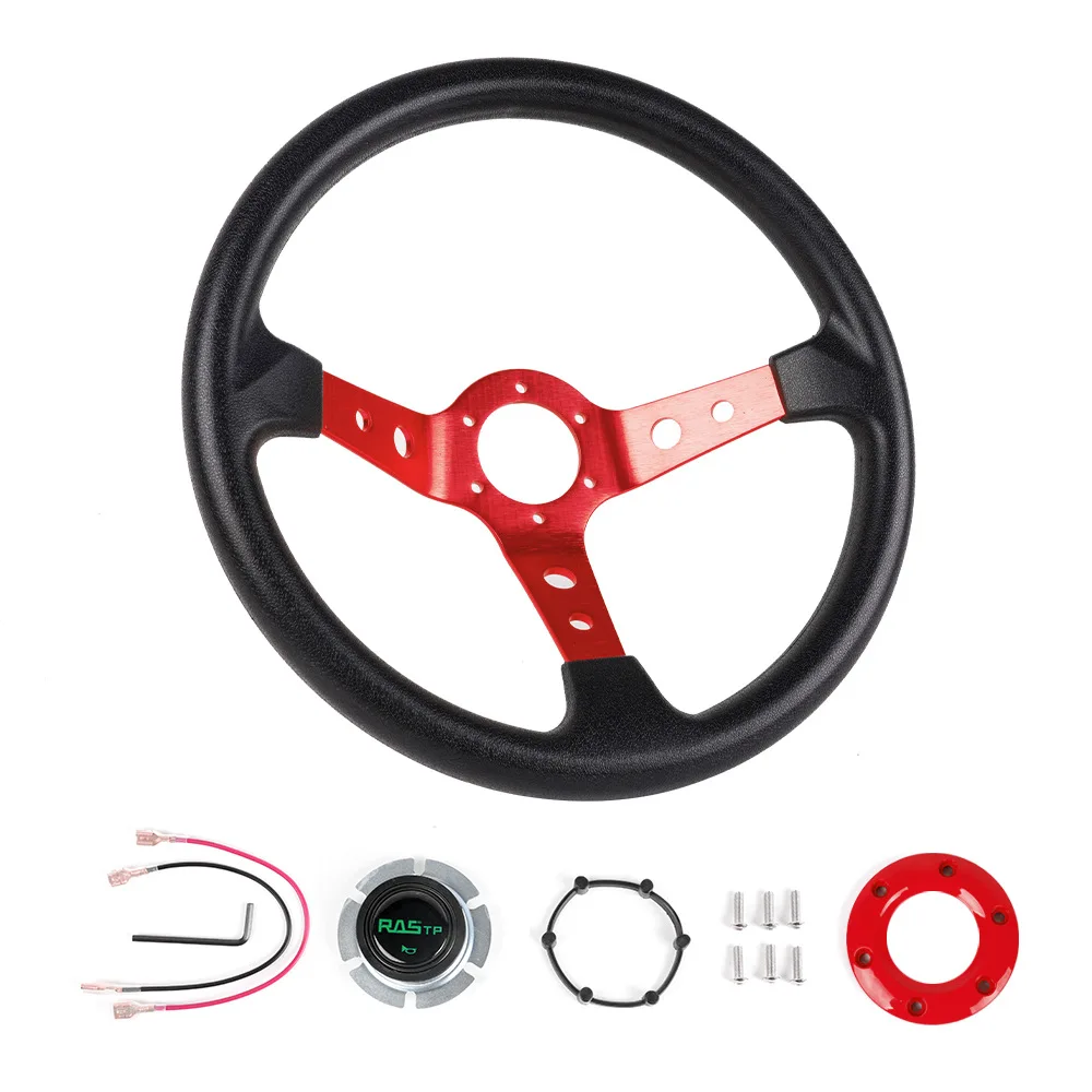 For Cars Racing Car Racing Steering Wheels PU 14 inch Drifting Sport Steering Wheel Universal
For Cars Racing Car Racing Steering Wheels PU 14 inch Drifting Sport Steering Wheel Universal