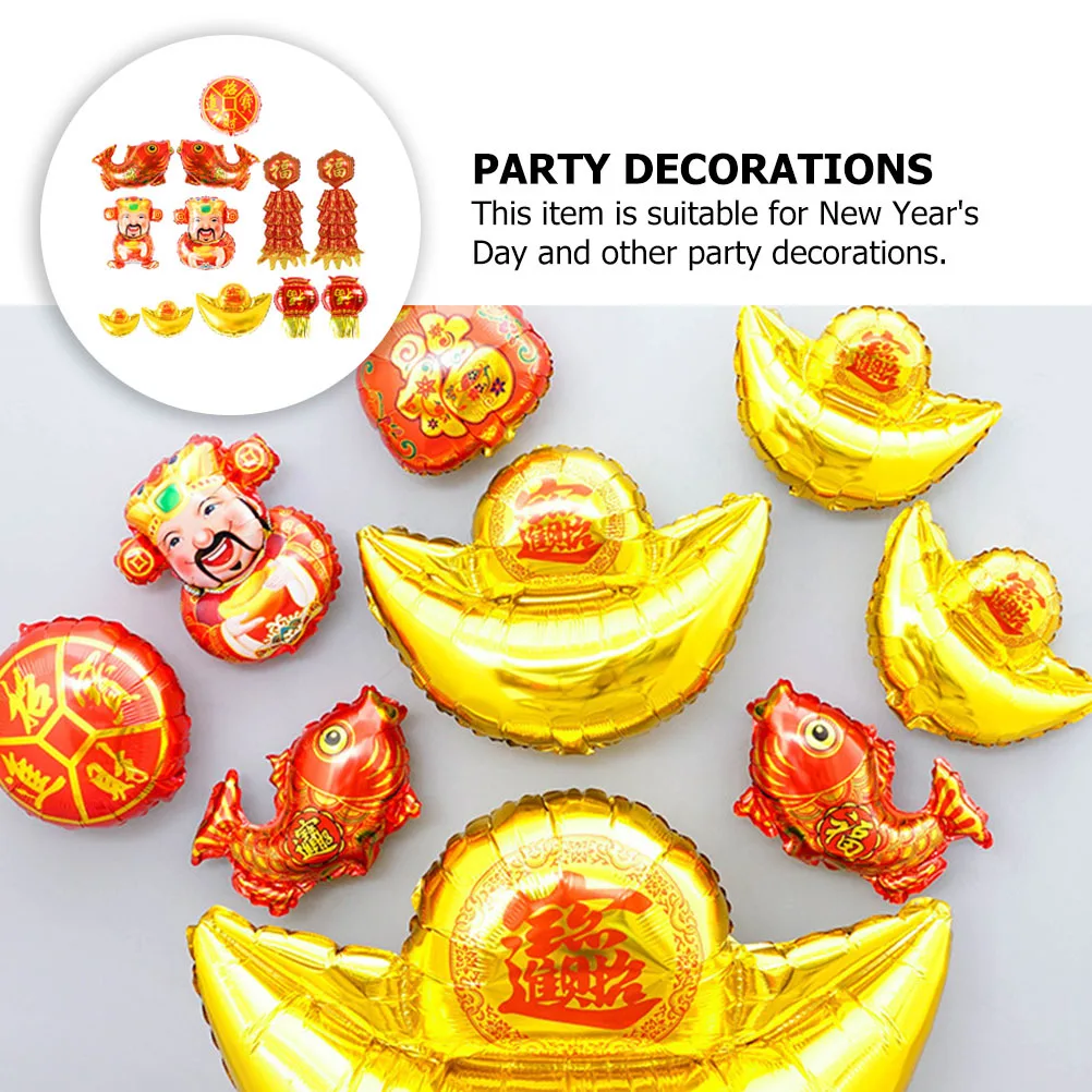 12Pcs Spring Festival Balloons 2021 New Year Party Balloon Set Decorative Festival Balloons Scene Layout Party Balloon
12Pcs Spring Festival Balloons 2021 New Year Party Balloon Set Decorative Festival Balloons Scene Layout Party Balloon