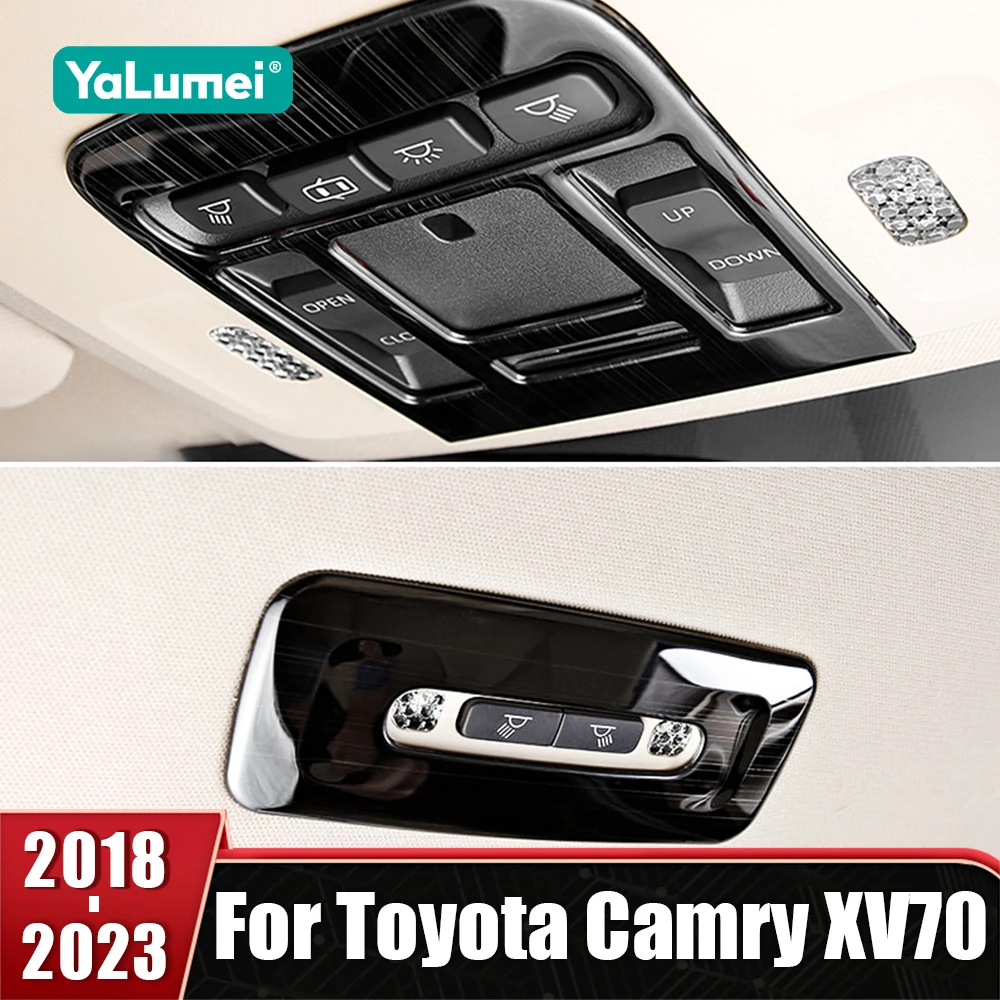 For Toyota Camry 70 XV70 2018 2019 2020 2021 2022 2023 Stainless Car Front Rear Reading Light Frame LampshadeTrim Accessories
For Toyota Camry 70 XV70 2018 2019 2020 2021 2022 2023 Stainless Car Front Rear Reading Light Frame LampshadeTrim Accessories