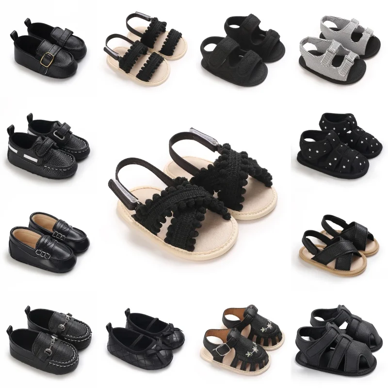 Black baby toddler shoes floral design crib shoes 0-18 months baby shoes soft and comfortable newborn sneakers
Black baby toddler shoes floral design crib shoes 0-18 months baby shoes soft and comfortable newborn sneakers