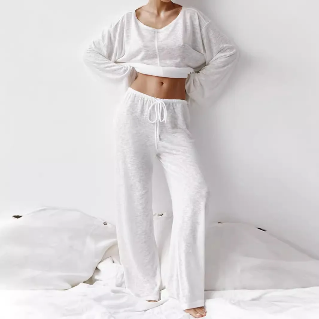 Ночная рубашка с длинным рукавом и круглым вырезом, однотонные весенне-осенние пижамы, одежда для дома, женская домашняя одежда, повседневная одежда для сна, домашняя одежда
Ночная рубашка с длинным рукавом и круглым вырезом, однотонные весенне-осенние пижамы, одежда для дома, женская домашняя одежда, повседневная одежда для сна, домашняя одежда