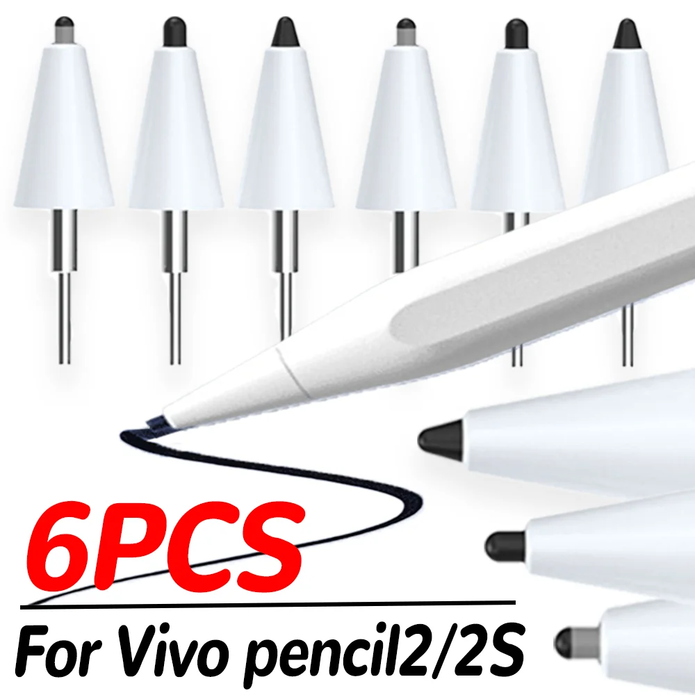 6/1pcs for Vivo Pencil2/2S/iQOO Pencil/air/2S Tips Stylus Pen Replacement Tip Wear-resistance Nibs HB 4B Bullet Needle Tube Head
6/1pcs for Vivo Pencil2/2S/iQOO Pencil/air/2S Tips Stylus Pen Replacement Tip Wear-resistance Nibs HB 4B Bullet Needle Tube Head
