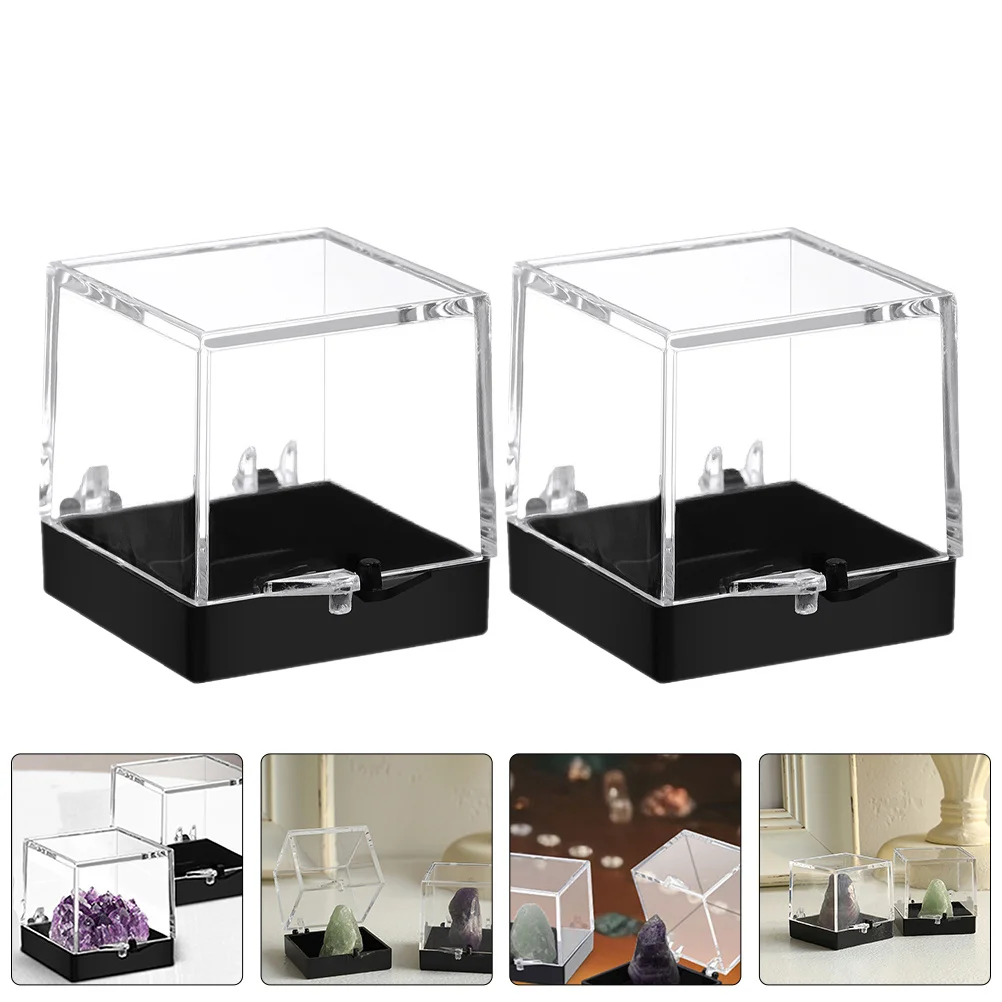 2Pcs Transparent Mineral Display Case Clear Storage Box for Specimens Crystals Rocks 35Cm Mineral Storage Box Rock Display Case
2Pcs Transparent Mineral Display Case Clear Storage Box for Specimens Crystals Rocks 35Cm Mineral Storage Box Rock Display Case