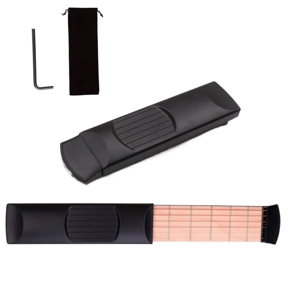 1 Set 6 String Pocket Guitar 4/6 Frets Practice Guitar Chord Trainer Crawling Grid Portable Neck Chord Trainer Guitar Practice
1 Set 6 String Pocket Guitar 4/6 Frets Practice Guitar Chord Trainer Crawling Grid Portable Neck Chord Trainer Guitar Practice