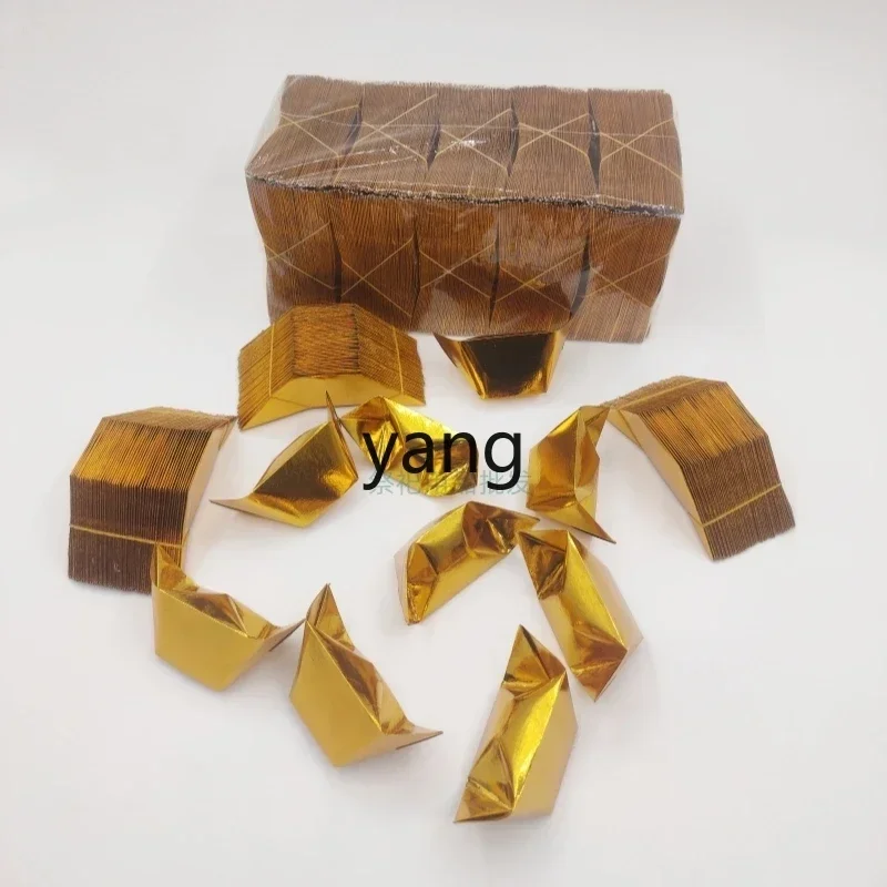 LTT gold ingot work in progress silver ingot hand origami gold paper thickened corner cutting work in progress ingot
LTT gold ingot work in progress silver ingot hand origami gold paper thickened corner cutting work in progress ingot