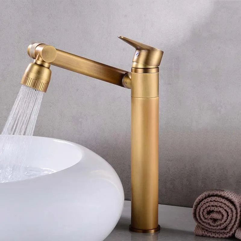 1080° Swivel Bathroom Sink Faucet Mixer Deck Mounted Splash Proof Water Tap Shower Head Aerators Plumbing Tapware Antique Brass
1080° Swivel Bathroom Sink Faucet Mixer Deck Mounted Splash Proof Water Tap Shower Head Aerators Plumbing Tapware Antique Brass