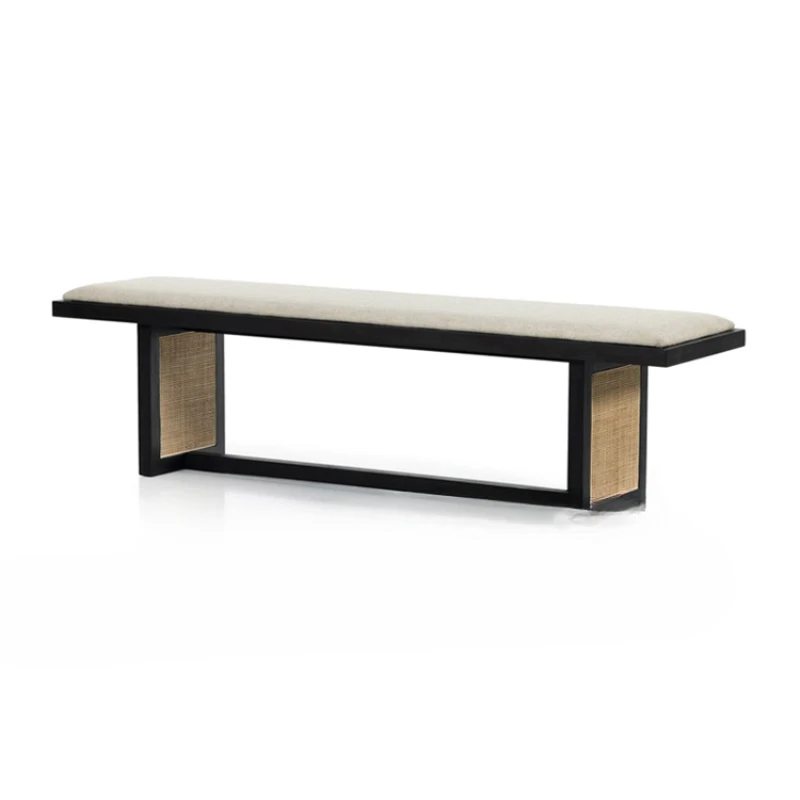Shoe changing stool bedroom retro wind bed tail stool soft bag long dining stool
Shoe changing stool bedroom retro wind bed tail stool soft bag long dining stool