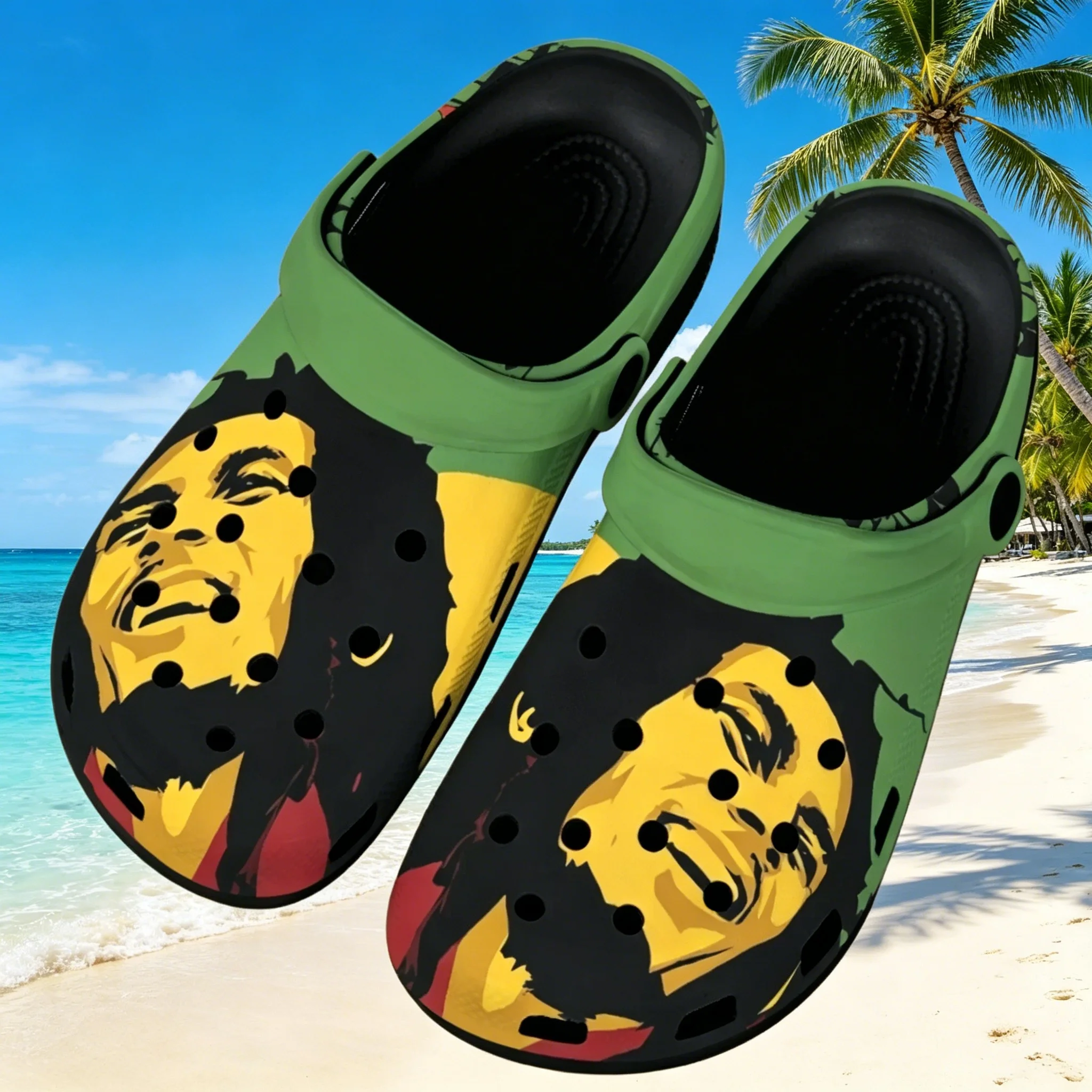 Bob Marley Retro Vintage Portrait All-over Print Clogs Men Women Streetwear Casual Footwear
Bob Marley Retro Vintage Portrait All-over Print Clogs Men Women Streetwear Casual Footwear