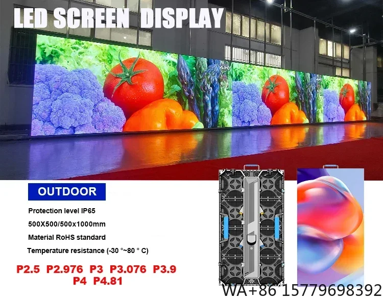 Outdoor Waterproof P4/P5/P6/P10 LED Advertising Board - Portable Display Screen for Stadium, Elevator Wayfinding & Education
Outdoor Waterproof P4/P5/P6/P10 LED Advertising Board - Portable Display Screen for Stadium, Elevator Wayfinding & Education