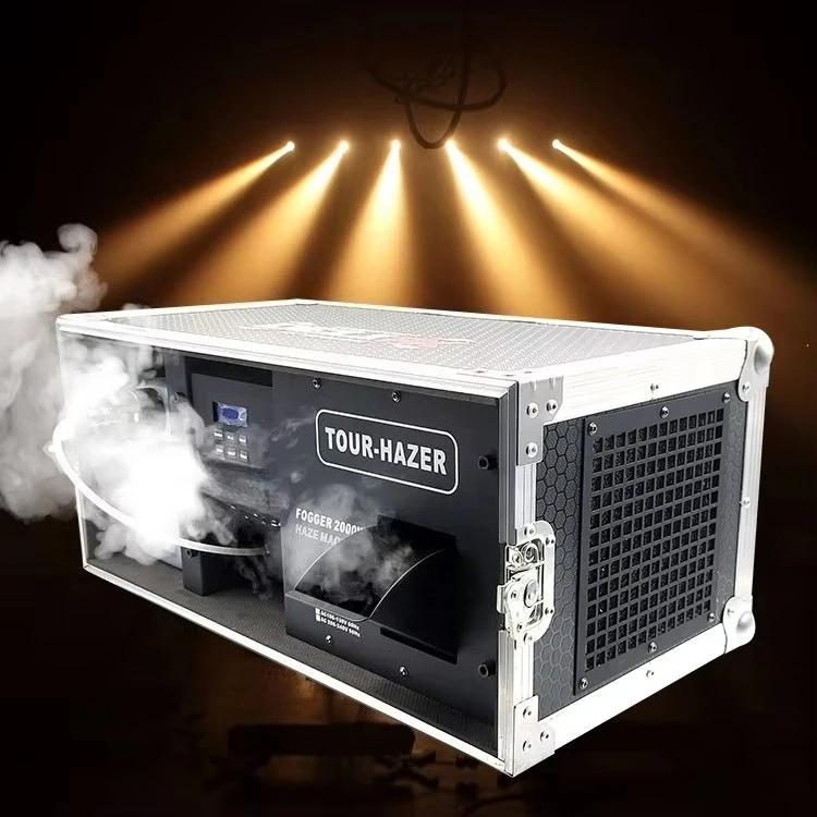 DMX512 Morning Mist Machine 2000w Water Based Haze Machine Powerful Haze Machine with Flight case
DMX512 Morning Mist Machine 2000w Water Based Haze Machine Powerful Haze Machine with Flight case