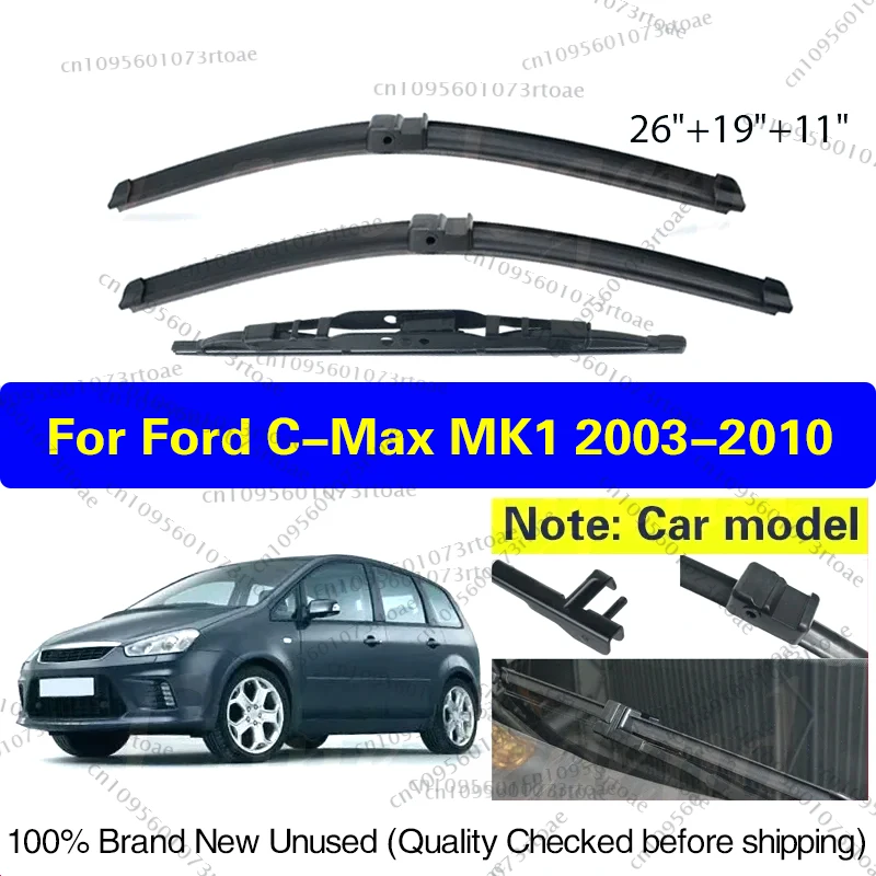 Wiper Front Rear Wiper Blades For Ford C-Max MK1 2003 - 2010 Windshield Windscreen Window 2008 2009 26"+19"+11" Car Accessories
Wiper Front Rear Wiper Blades For Ford C-Max MK1 2003 - 2010 Windshield Windscreen Window 2008 2009 26"+19"+11" Car Accessories