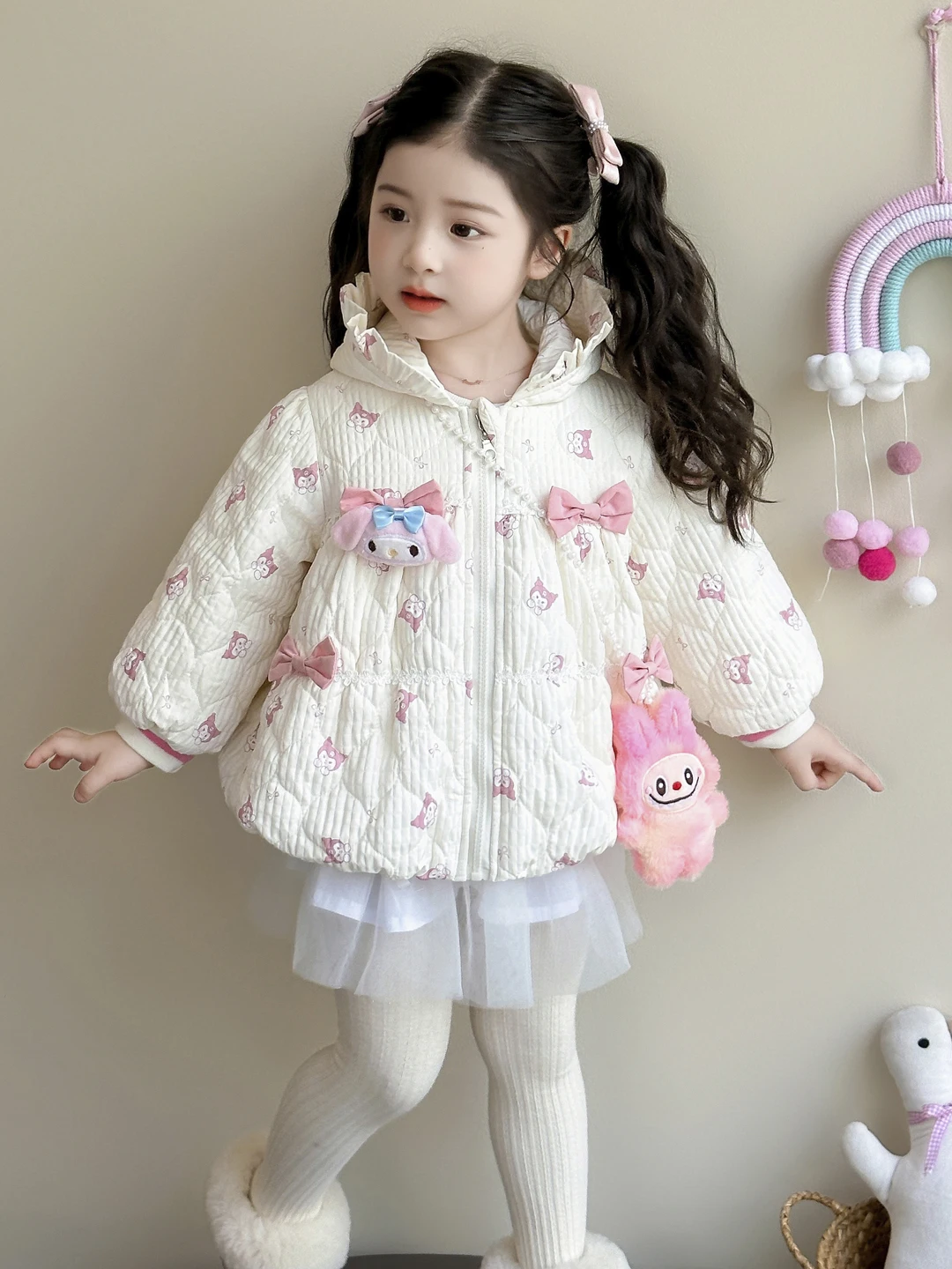 Sli Thiened Autumn Winter Jaet for Girls with Hat Korean Sle Straight Tube Long Sve Zipper Cotton Blend Children...
Sli Thiened Autumn Winter Jaet for Girls with Hat Korean Sle Straight Tube Long Sve Zipper Cotton Blend Children...