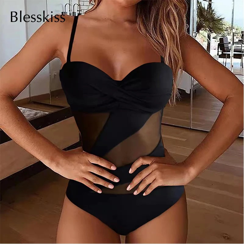 BLESSKISS Push Up One Piece Swimsuit Women 2023 Sexy Mesh Cut Out Monokini Bikini Swimwear Swimming Suit For Women Bathing Suit
BLESSKISS Push Up One Piece Swimsuit Women 2023 Sexy Mesh Cut Out Monokini Bikini Swimwear Swimming Suit For Women Bathing Suit