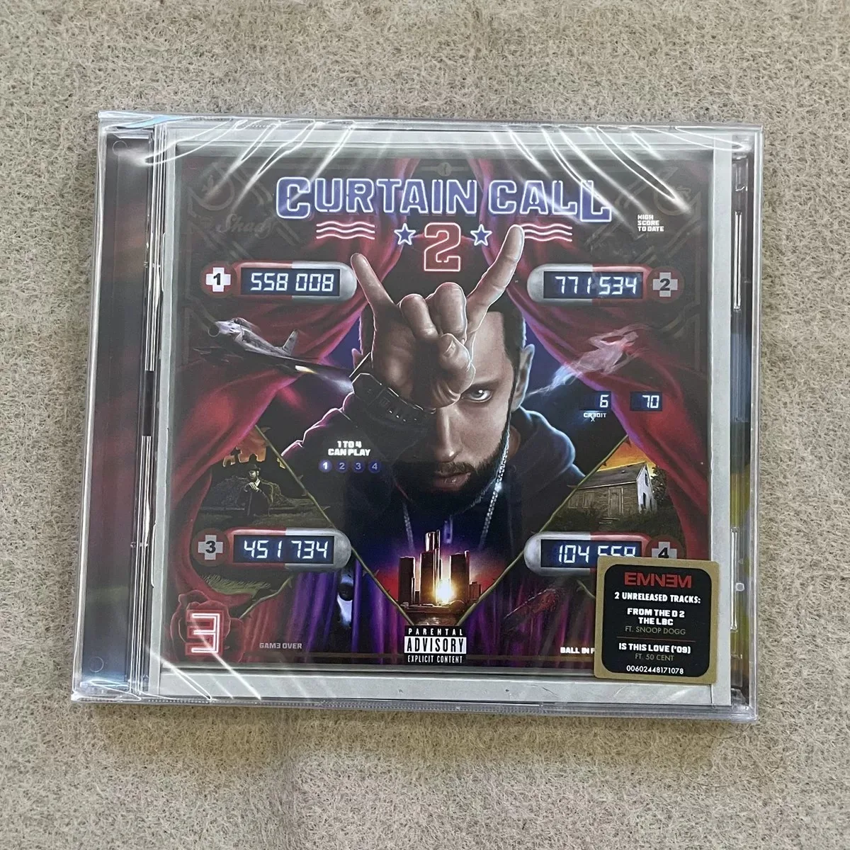 Eminem Curtain Call 2 Explicit CD, Rap Greatest Hits Compilation Album 2CD
Eminem Curtain Call 2 Explicit CD, Rap Greatest Hits Compilation Album 2CD