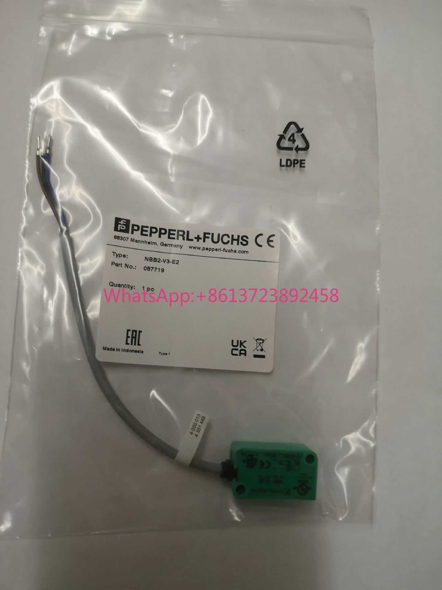 Pepperl + Fuchs NBB2-V3-E2
Pepperl + Fuchs NBB2-V3-E2