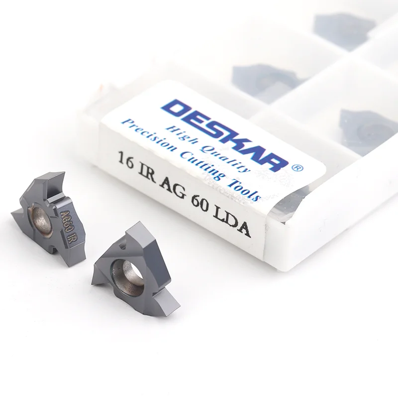 10PCS 16ER 16IR AG55 A55 G55 AG60 A60 G60 LDA DESKAR Threading Carbide Insert CNC Lathe Thread Machine Cutter Turning Tools
10PCS 16ER 16IR AG55 A55 G55 AG60 A60 G60 LDA DESKAR Threading Carbide Insert CNC Lathe Thread Machine Cutter Turning Tools
