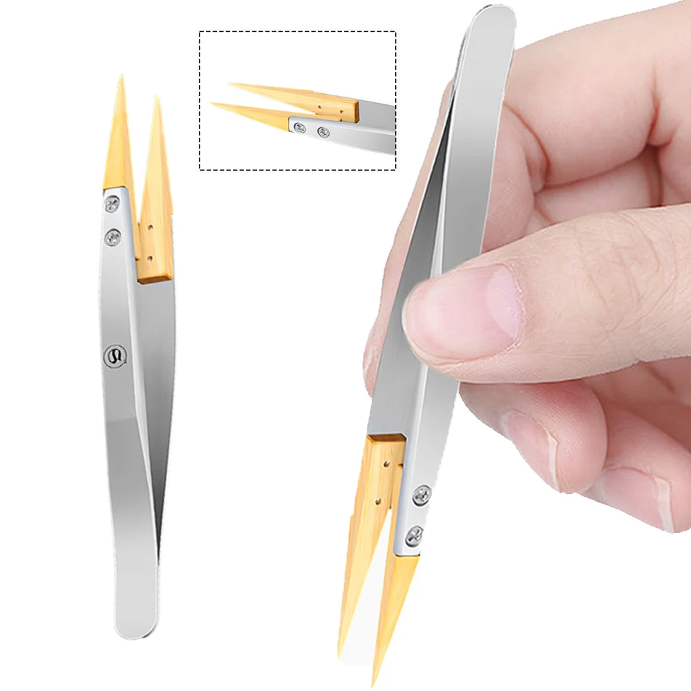 Высококачественный инструмент для ремонта часов, самшитовый пинцет, прецизионный антимагнитный пинцет, остроконечный пинцет, изолированный без поврежденной части
Высококачественный инструмент для ремонта часов, самшитовый пинцет, прецизионный антимагнитный пинцет, остроконечный пинцет, изолированный без поврежденной части