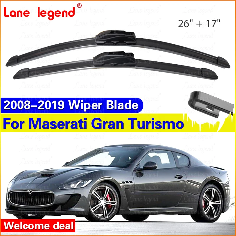 Car Front Wiper Blades For Maserati Gran Turismo 2008-2019 Windshield Windscreen Brushes Rubber Cleaning Washers Car Accessorie
Car Front Wiper Blades For Maserati Gran Turismo 2008-2019 Windshield Windscreen Brushes Rubber Cleaning Washers Car Accessorie