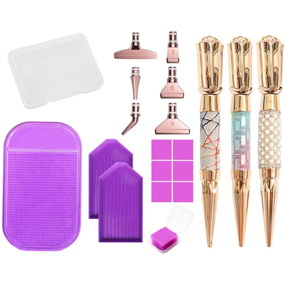 5D Cross Stitch Embroidery Point Drill Pens Diamond Painting Pen Glitter Diamond Diamond Painting Accessories
5D Cross Stitch Embroidery Point Drill Pens Diamond Painting Pen Glitter Diamond Diamond Painting Accessories