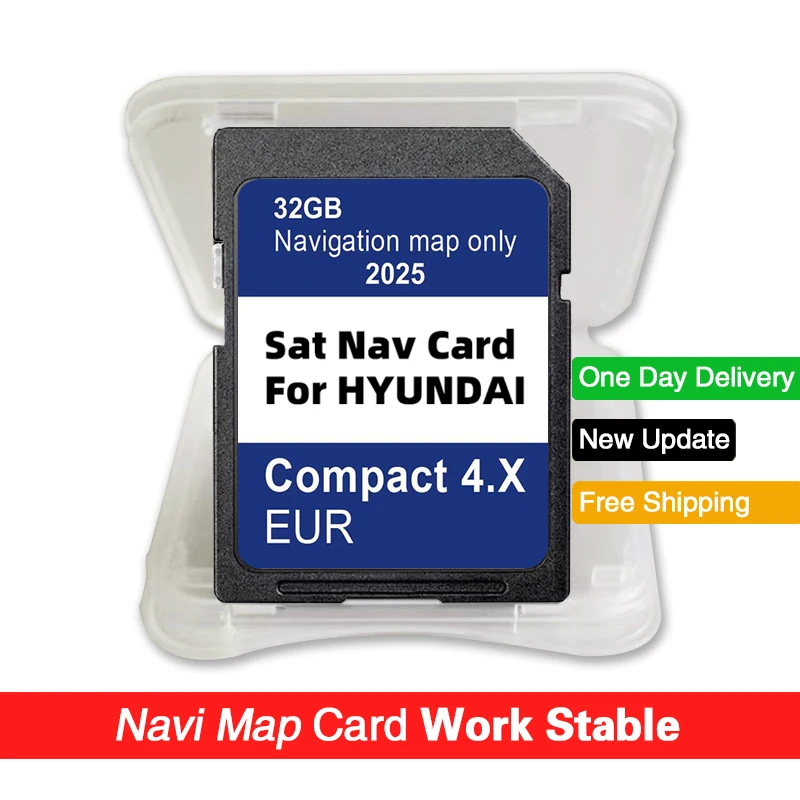 SD Card for Hyundai H350/i40/i40 VF IA/i40 VF SD/i40 VF SD IA Vehicle SAT NAV Cover Europe Maps GPS Navigation GEN4 Compact 4.X
SD Card for Hyundai H350/i40/i40 VF IA/i40 VF SD/i40 VF SD IA Vehicle SAT NAV Cover Europe Maps GPS Navigation GEN4 Compact 4.X