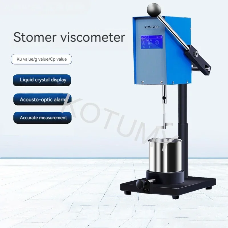 Viscosimeter Lab Testing Equipment Paint/Latex Paint/KU Value/CP Value/Temperature Digital Viscosity Tester 220V
Viscosimeter Lab Testing Equipment Paint/Latex Paint/KU Value/CP Value/Temperature Digital Viscosity Tester 220V