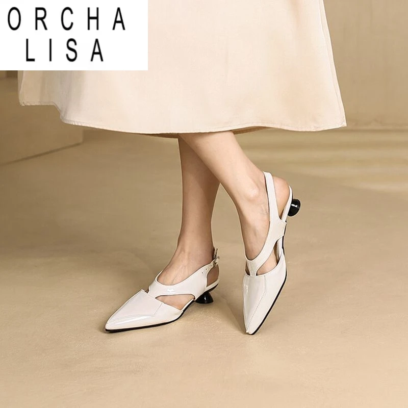 ORCHA LISA 2025 Ladies Sandals Pointed Toe Heels Buckle Straps Size 33-45 Black Red Elegant S3691
ORCHA LISA 2025 Ladies Sandals Pointed Toe Heels Buckle Straps Size 33-45 Black Red Elegant S3691
