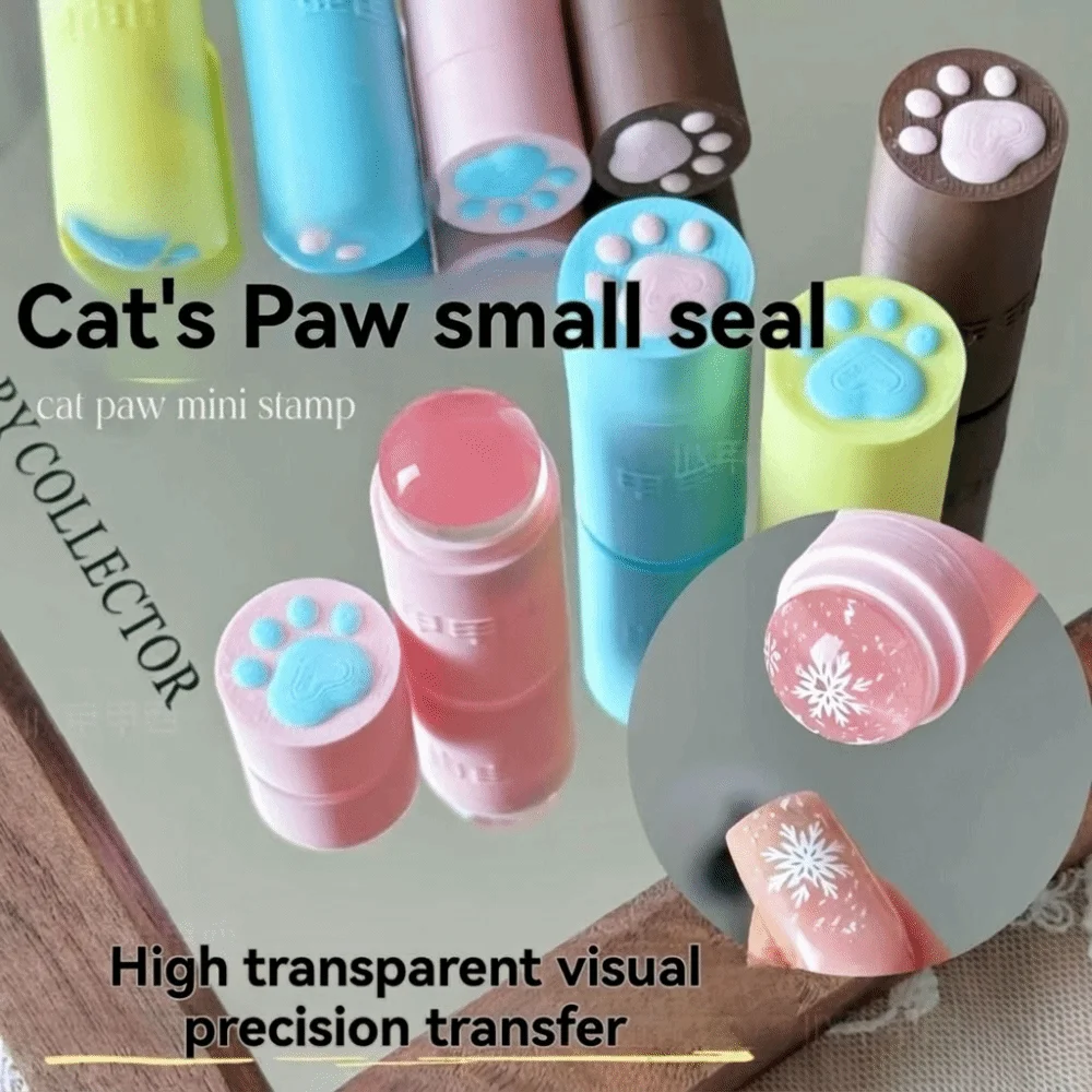 Craft Supplies Soft Cat Paw Nail Stamp Colorful universal Nail Art Stamp clear Cute Transparent Stamp Nail art
Craft Supplies Soft Cat Paw Nail Stamp Colorful universal Nail Art Stamp clear Cute Transparent Stamp Nail art