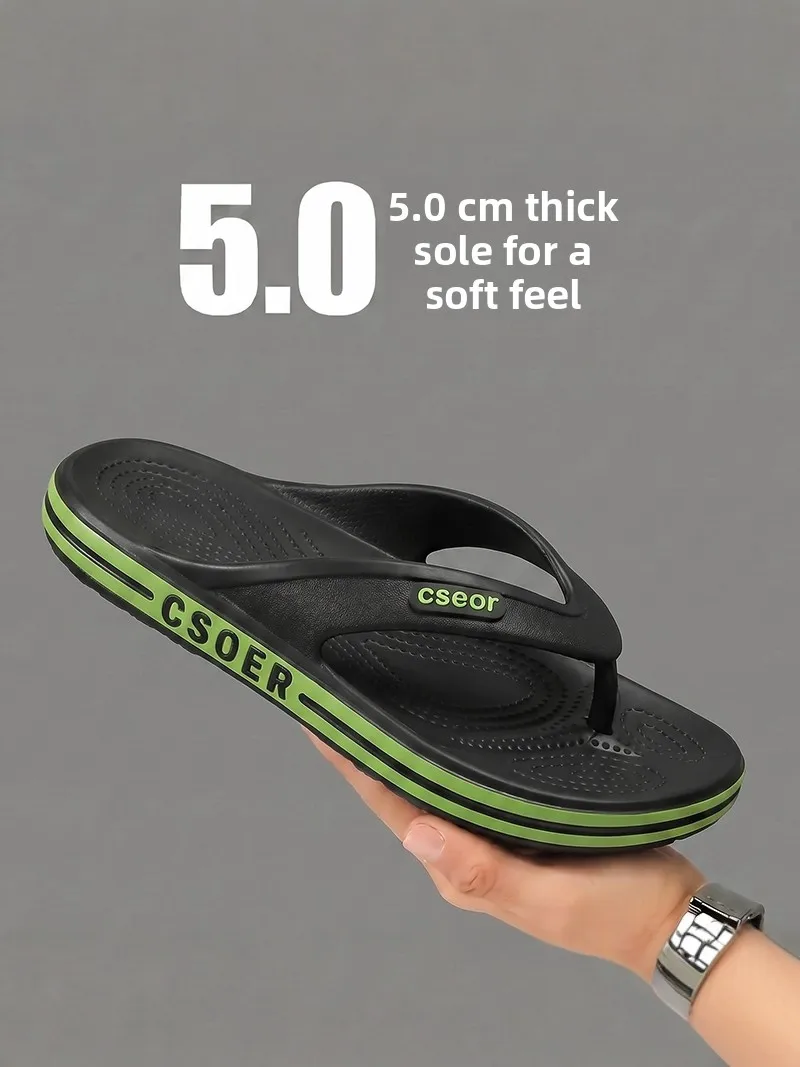 Men's Summer 2026 Outdoor Casual Beach Sandals Anti-Slip Lightweight Soft Bottom Thong Slippers Comfortable Rubber Sole
Men's Summer 2026 Outdoor Casual Beach Sandals Anti-Slip Lightweight Soft Bottom Thong Slippers Comfortable Rubber Sole
