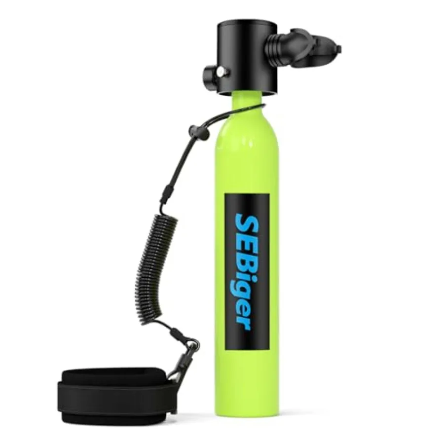 Mini scuba tank for diving training and emergency operations, aluminum alloy, matte black, DOT-certified reusable 0.5L lung air
Mini scuba tank for diving training and emergency operations, aluminum alloy, matte black, DOT-certified reusable 0.5L lung air