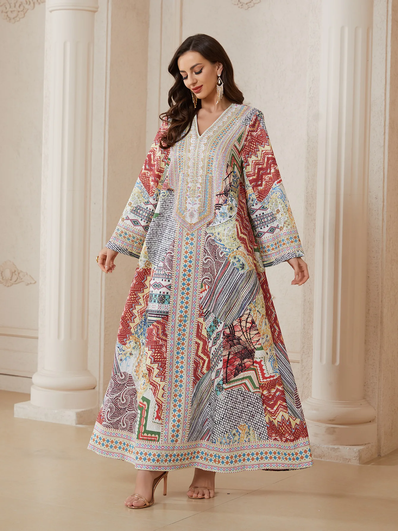 New Cross-border Robe Spot Dress, Turkey, Jacquard Mesh Printing Fashion Large Size Women's Clothing Cw38715
New Cross-border Robe Spot Dress, Turkey, Jacquard Mesh Printing Fashion Large Size Women's Clothing Cw38715
