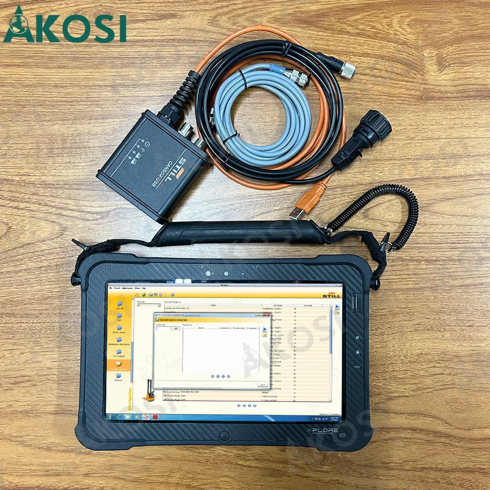 V8.20 For Still Incado Box Diagnostic Kit for Still USB Interface forklift canbox FOR STILL Forklift Scanner Tools+Xplore tablet
V8.20 For Still Incado Box Diagnostic Kit for Still USB Interface forklift canbox FOR STILL Forklift Scanner Tools+Xplore tablet