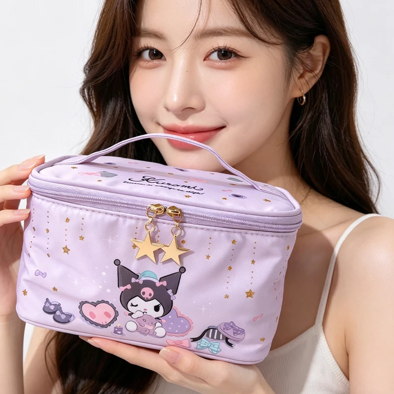 New Cosmetic Bag Cinnamoroll Travel Large Capacity Toilet Bag Student Skin Care Bag Portable My Melody Kawaii Cartoon
New Cosmetic Bag Cinnamoroll Travel Large Capacity Toilet Bag Student Skin Care Bag Portable My Melody Kawaii Cartoon