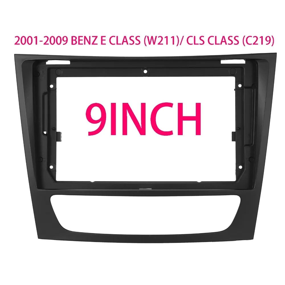 For 2001-2009 BENZ E CLASS (W211)/ CLS CLASS (C219) 9'' Frame Fascia Adapter Android Radio Audio Dash Fitting Panel Kit Mounting
For 2001-2009 BENZ E CLASS (W211)/ CLS CLASS (C219) 9'' Frame Fascia Adapter Android Radio Audio Dash Fitting Panel Kit Mounting