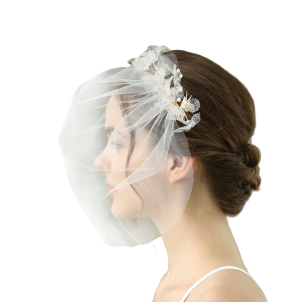 Bridal Veil Hand-made Yarn Rhinestone Veil Romantic Wedding Hair Accessories for Woman Girl Bride (Light Golden)
Bridal Veil Hand-made Yarn Rhinestone Veil Romantic Wedding Hair Accessories for Woman Girl Bride (Light Golden)