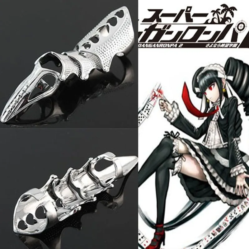 Hot Danganronpa Finger Bone Ring Dangan Ronpa Gothic Celestia Ludenberg Punk Finger Rings Classic Hot Halloween Cosplay Props
Hot Danganronpa Finger Bone Ring Dangan Ronpa Gothic Celestia Ludenberg Punk Finger Rings Classic Hot Halloween Cosplay Props