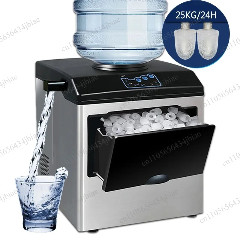 Water Automatic English Panel 220V 25KG Ice Maker Electric Commercial Ice Cube Maker Household Multifunctional Bottled
Water Automatic English Panel 220V 25KG Ice Maker Electric Commercial Ice Cube Maker Household Multifunctional Bottled