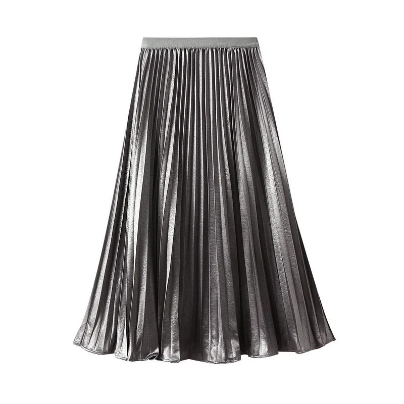 Fine shimmering pearl pleated midi skirt for women in autumn 2026, with a hanging A-line accordion pleated long skirt
Fine shimmering pearl pleated midi skirt for women in autumn 2026, with a hanging A-line accordion pleated long skirt