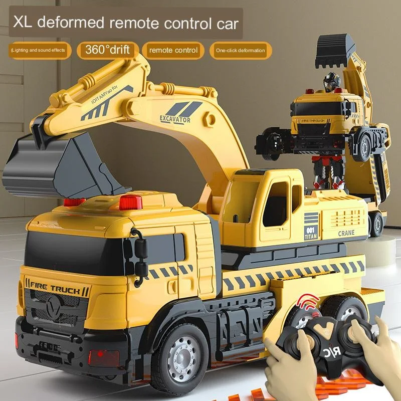 Oversized deformation remote control engineering car 360 degree rotation music lights toy car surprise gifts for children
Oversized deformation remote control engineering car 360 degree rotation music lights toy car surprise gifts for children