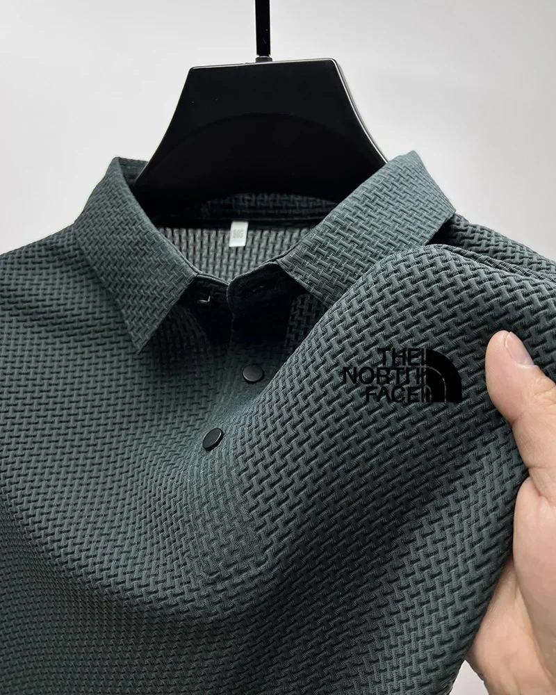 The 2025 summer new short-sleeved T-shirt for men, business meeting casual POLO shirt, luxurious high-quality breathable ice sil
The 2025 summer new short-sleeved T-shirt for men, business meeting casual POLO shirt, luxurious high-quality breathable ice sil