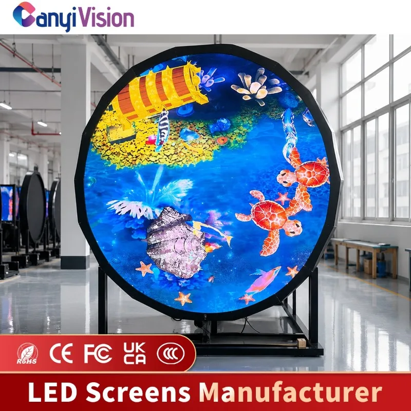 Custom Indoor Dome Screen, Naked-Eye 3D Spherical Display for Flight Theater, Tunnel and Exhibition
Custom Indoor Dome Screen, Naked-Eye 3D Spherical Display for Flight Theater, Tunnel and Exhibition