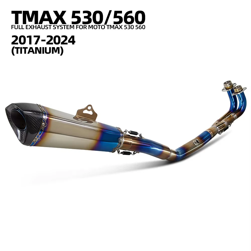 Motorcycle Exhaust Full Titanium SystemFor Yamaha Scooter TMAX TMAX530 TMAX560 2017-2024 Escape Kit Header Tube Muffler 2 sold
Motorcycle Exhaust Full Titanium SystemFor Yamaha Scooter TMAX TMAX530 TMAX560 2017-2024 Escape Kit Header Tube Muffler 2 sold