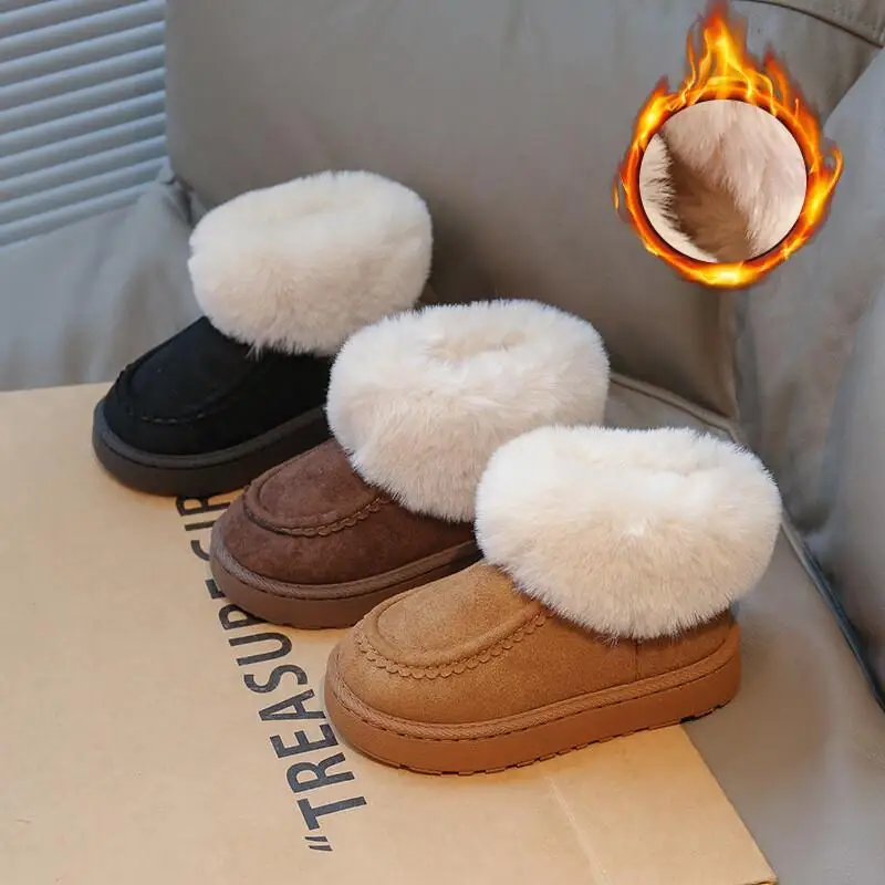 Kawaii Casual Shoe Fashion Childrens Shoe Warm Cotton Boots Girls Boys Thick Snow Boots Winter 2025 New Trendy Kids Shoes For
Kawaii Casual Shoe Fashion Childrens Shoe Warm Cotton Boots Girls Boys Thick Snow Boots Winter 2025 New Trendy Kids Shoes For