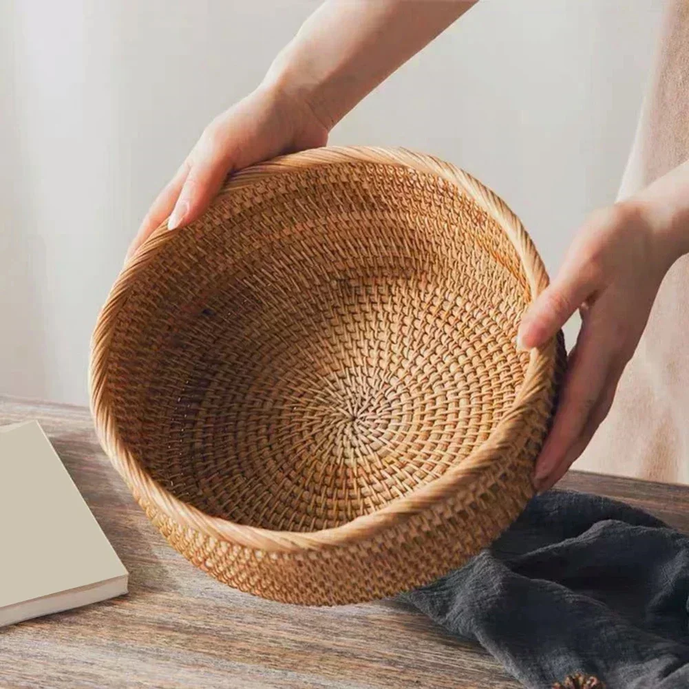 Daily Use Hand-woven Storage Stylish Desktop Storage Basket Easy Clean Natural Rattan Basket Lightweight Design
Daily Use Hand-woven Storage Stylish Desktop Storage Basket Easy Clean Natural Rattan Basket Lightweight Design