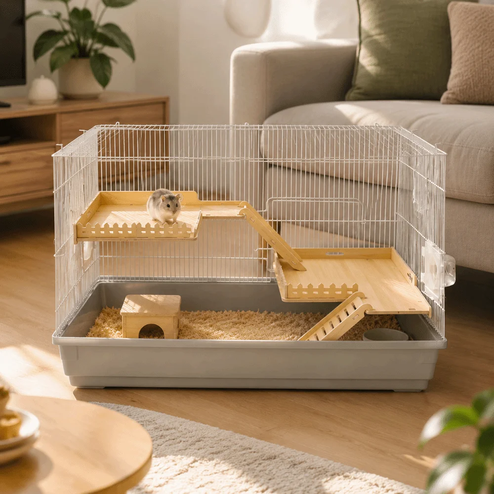 Wooden Wooden Hamster Platform Fence Proof Design Safe Hamster Climbing Platform Multifunctional Anti-Bite Hamster Nest Ladder
Wooden Wooden Hamster Platform Fence Proof Design Safe Hamster Climbing Platform Multifunctional Anti-Bite Hamster Nest Ladder