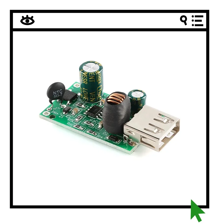 5V2A USB electric vehicle mobile phone charging module DC12-80V to 5V step-down board
5V2A USB electric vehicle mobile phone charging module DC12-80V to 5V step-down board