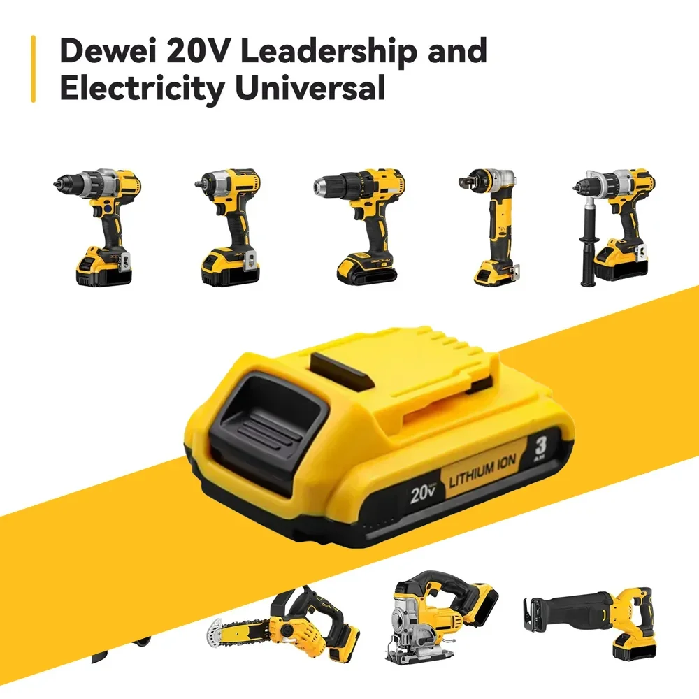 20V 3Ah DCB203 Battery for DeWalt 18v 20V Max Lithium Ion Battery DCB206 DCB205 DCB204 Power Tools Lithium Battery Replacement
20V 3Ah DCB203 Battery for DeWalt 18v 20V Max Lithium Ion Battery DCB206 DCB205 DCB204 Power Tools Lithium Battery Replacement