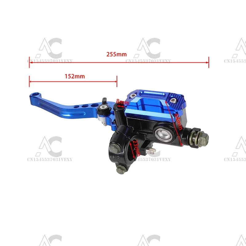 Главный цилиндр сцепления гидравлического тормоза мотоцикла, 22 мм, подходит для Honda Yamaha Kawasaki и других аксессуаров
Главный цилиндр сцепления гидравлического тормоза мотоцикла, 22 мм, подходит для Honda Yamaha Kawasaki и других аксессуаров