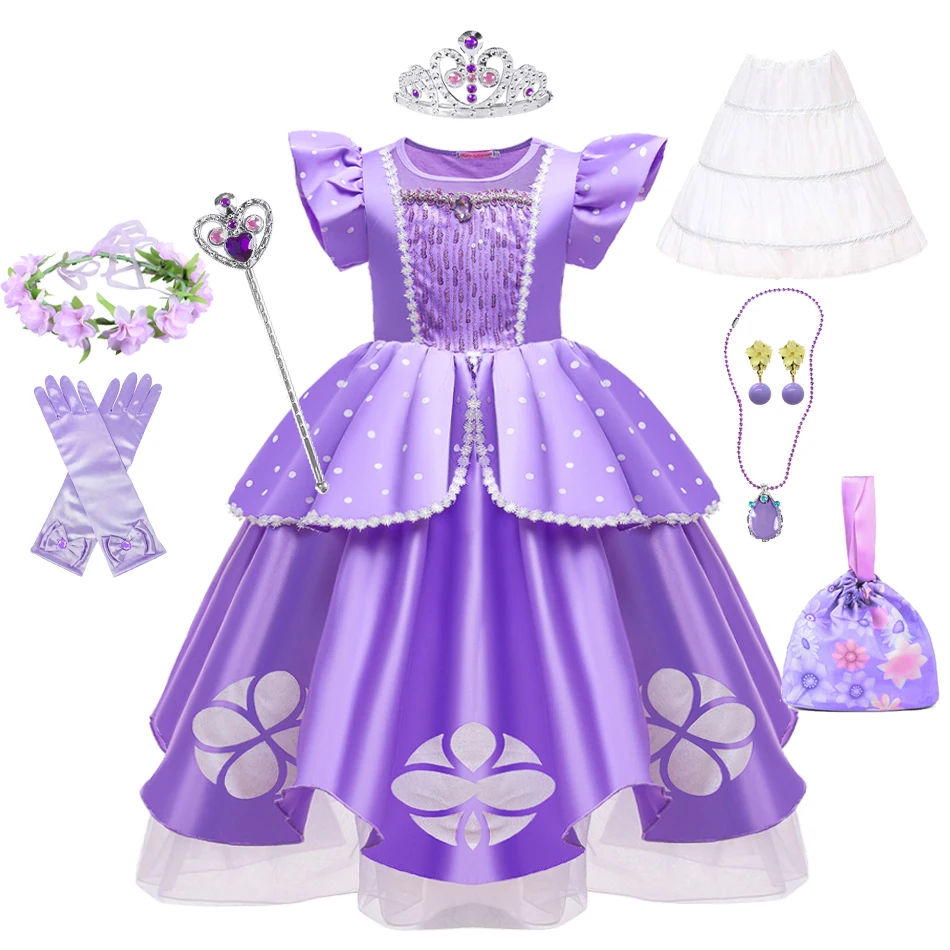 Sofia Costume the First Dress for Girls Princess Costumes Children Princess Dress Birthday Party Sophia Kids Prom Dresses
Sofia Costume the First Dress for Girls Princess Costumes Children Princess Dress Birthday Party Sophia Kids Prom Dresses