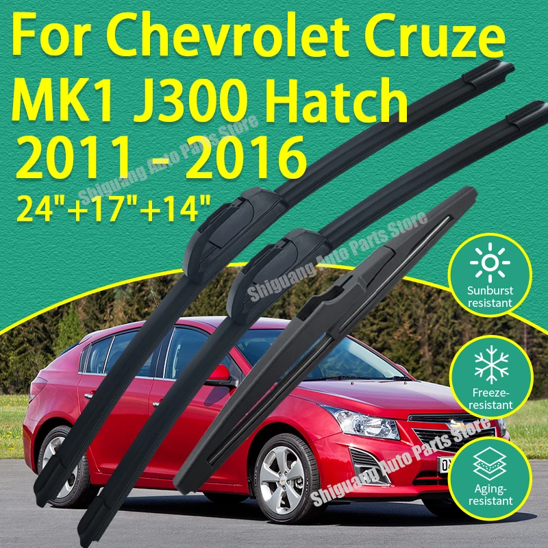 Front Rear Silicone Coating Car Wipers for Chevrolet Cruze MK1 J300 J305 Hatch 2011 - 2016 Windshield Windscreen Accessories
Front Rear Silicone Coating Car Wipers for Chevrolet Cruze MK1 J300 J305 Hatch 2011 - 2016 Windshield Windscreen Accessories