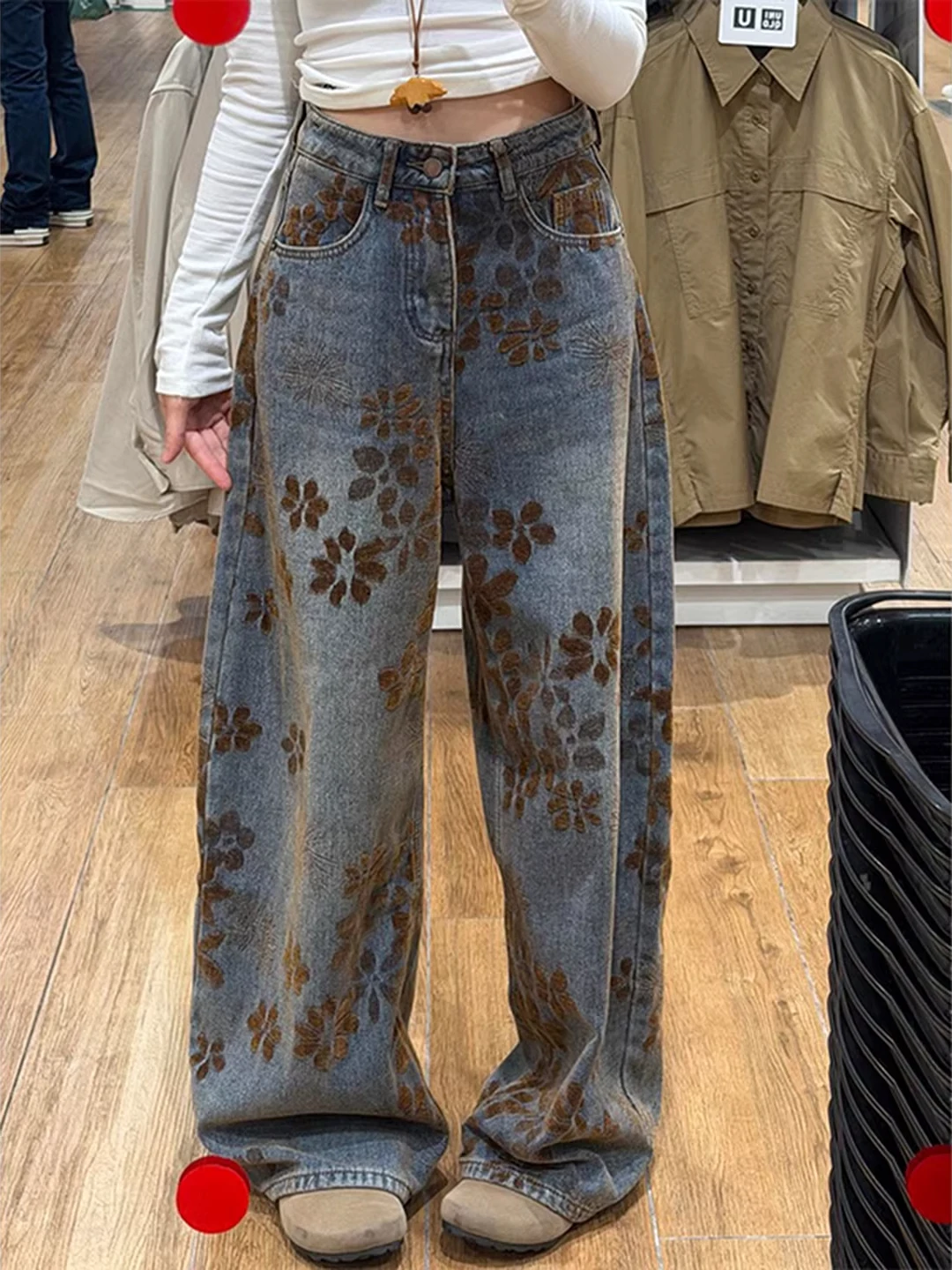 Retro Blue Embroidered Wide Leg Denim Jeans Men's Winter Fleece Thickened Straight Cut American Style Knife Pants
Retro Blue Embroidered Wide Leg Denim Jeans Men's Winter Fleece Thickened Straight Cut American Style Knife Pants